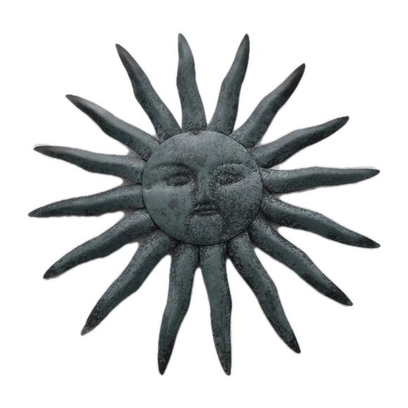Unbranded Other - Rustic Metal Sun Wall Art Patina Celestial 90s Vintage